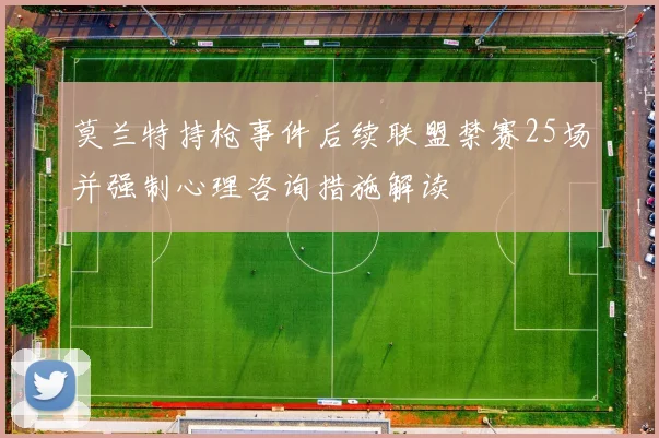 莫兰特持枪事件后续联盟禁赛25场并强制心理咨询措施解读